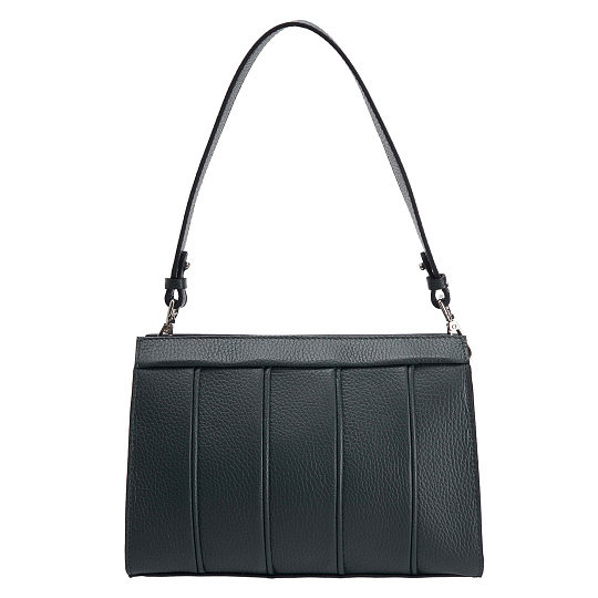 Женская сумка Dr. Koffer из натуральной кожи зеленая