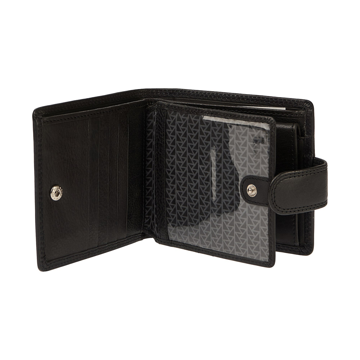 Портмоне Dr.Koffer из натуральной кожи черное