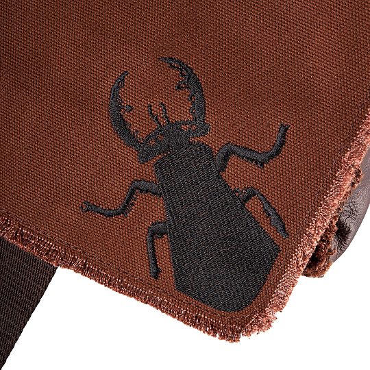 Сумка через плечо Dr.Koffer из натуральной кожи коричневая