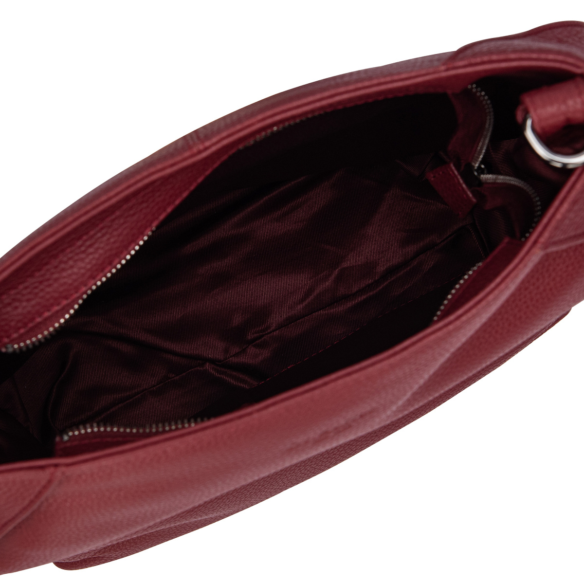 Женская сумка Dr.Koffer из натуральной кожи бордовая