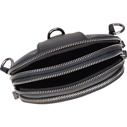 Рюкзак Dr.Koffer из натуральной кожи черный