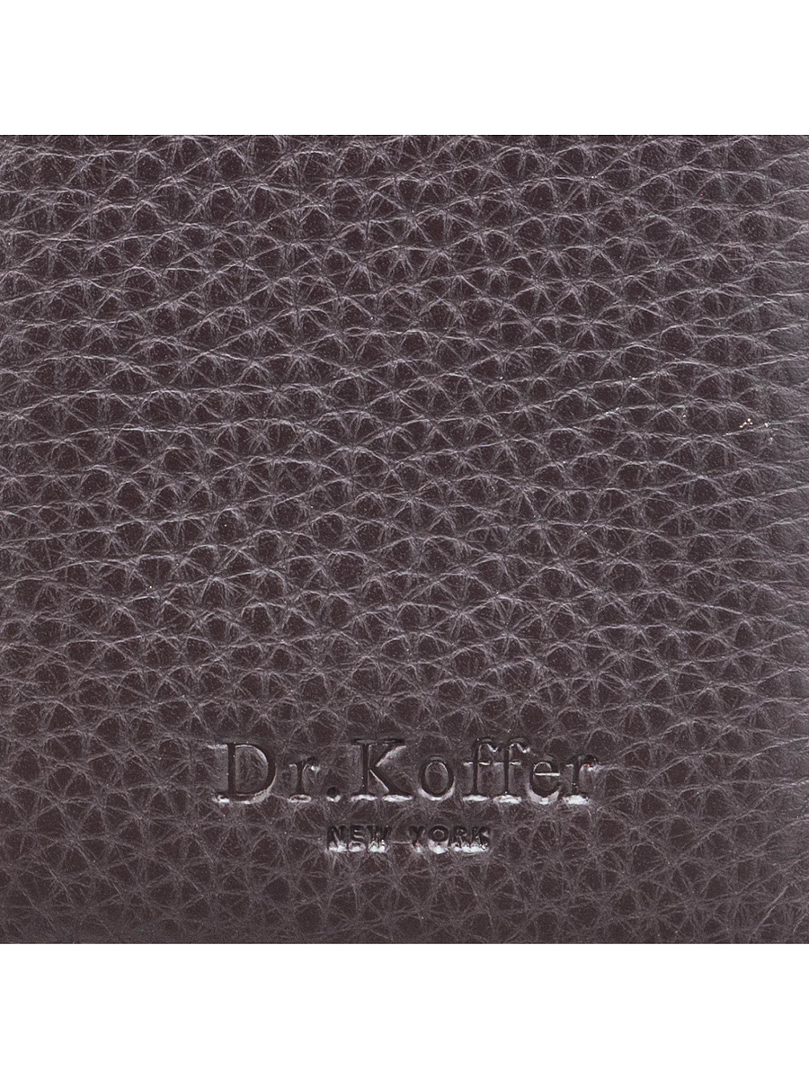 Кредитница Dr.Koffer из натуральной кожи коричневая