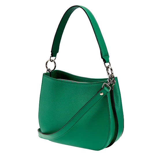 Женская сумка Dr. Koffer из натуральной кожи зеленая