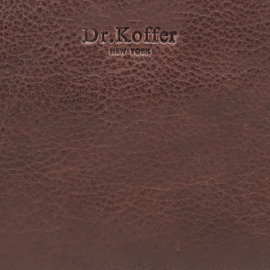 Ключница Dr.Koffer из натуральной кожи темно-коричневая