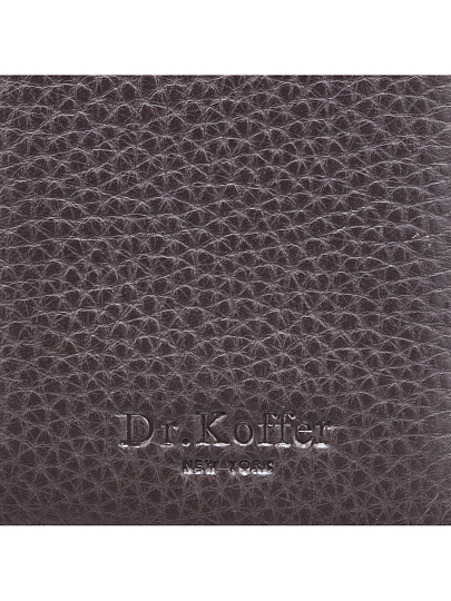 Кредитница Dr.Koffer из натуральной кожи коричневая