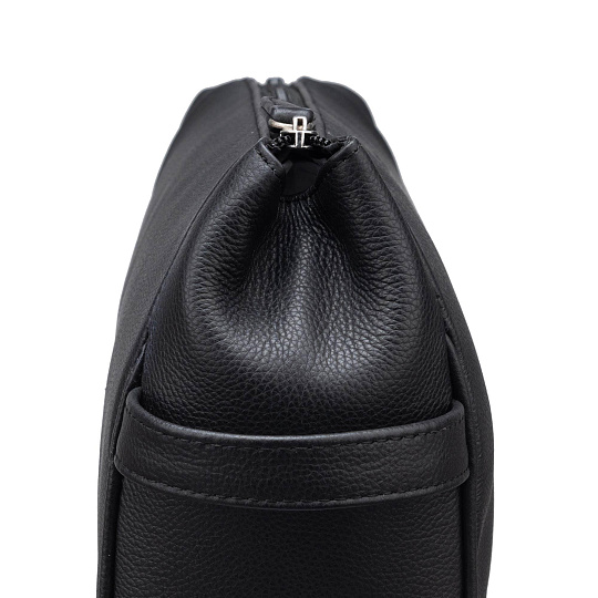 Несессер Dr. Koffer из натуральной кожи черный