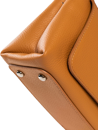 Женская сумка Dr. Koffer из натуральной кожи коричневая