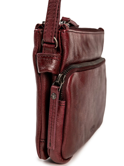 Сумка через плечо Dr.Koffer из натуральной кожи коричневая