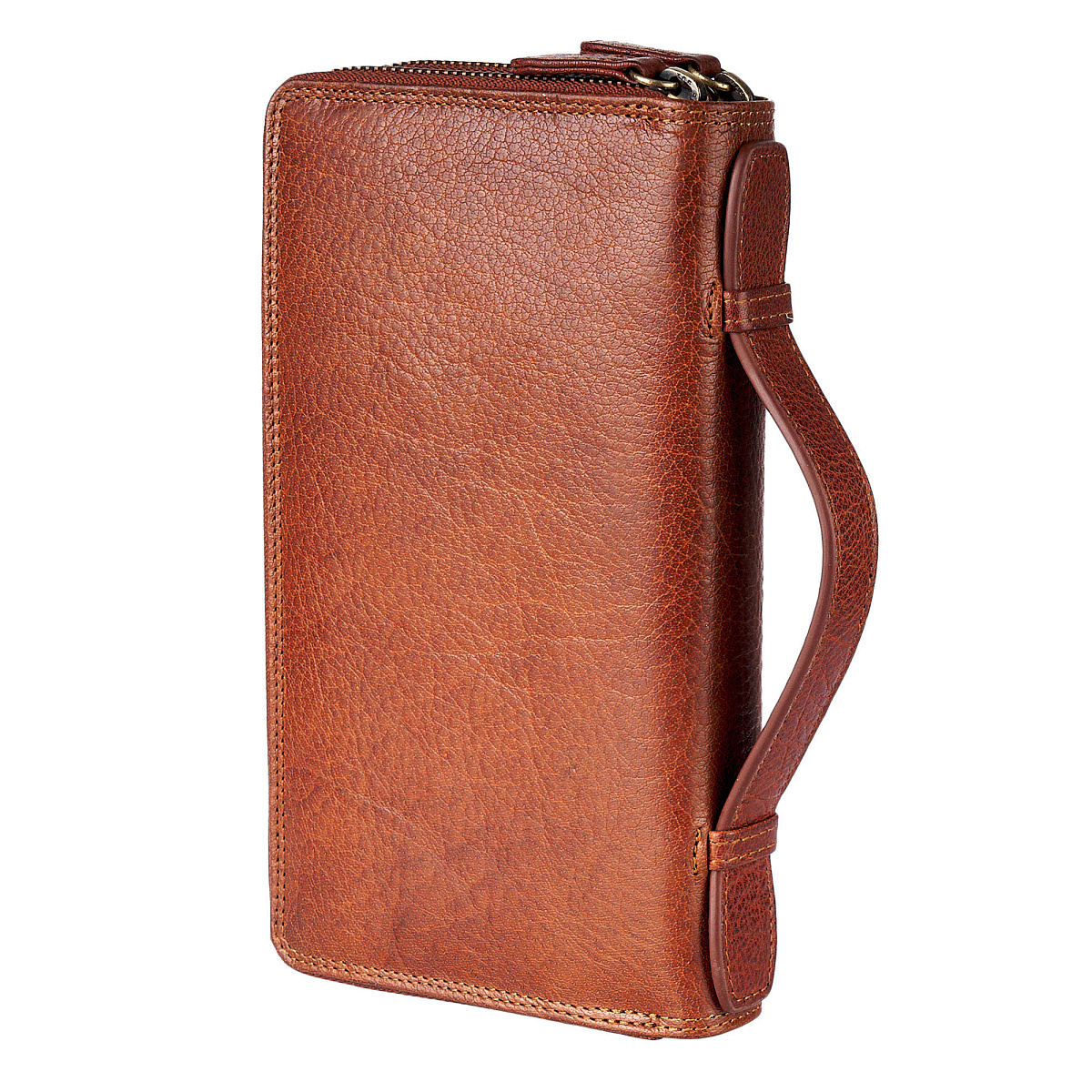 Портмоне Dr.Koffer из натуральной кожи светло-коричневое