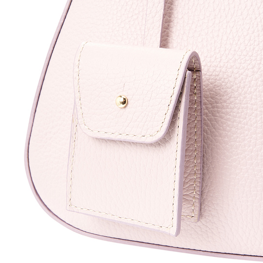 Женская сумка Dr. Koffer из натуральной кожи розовая