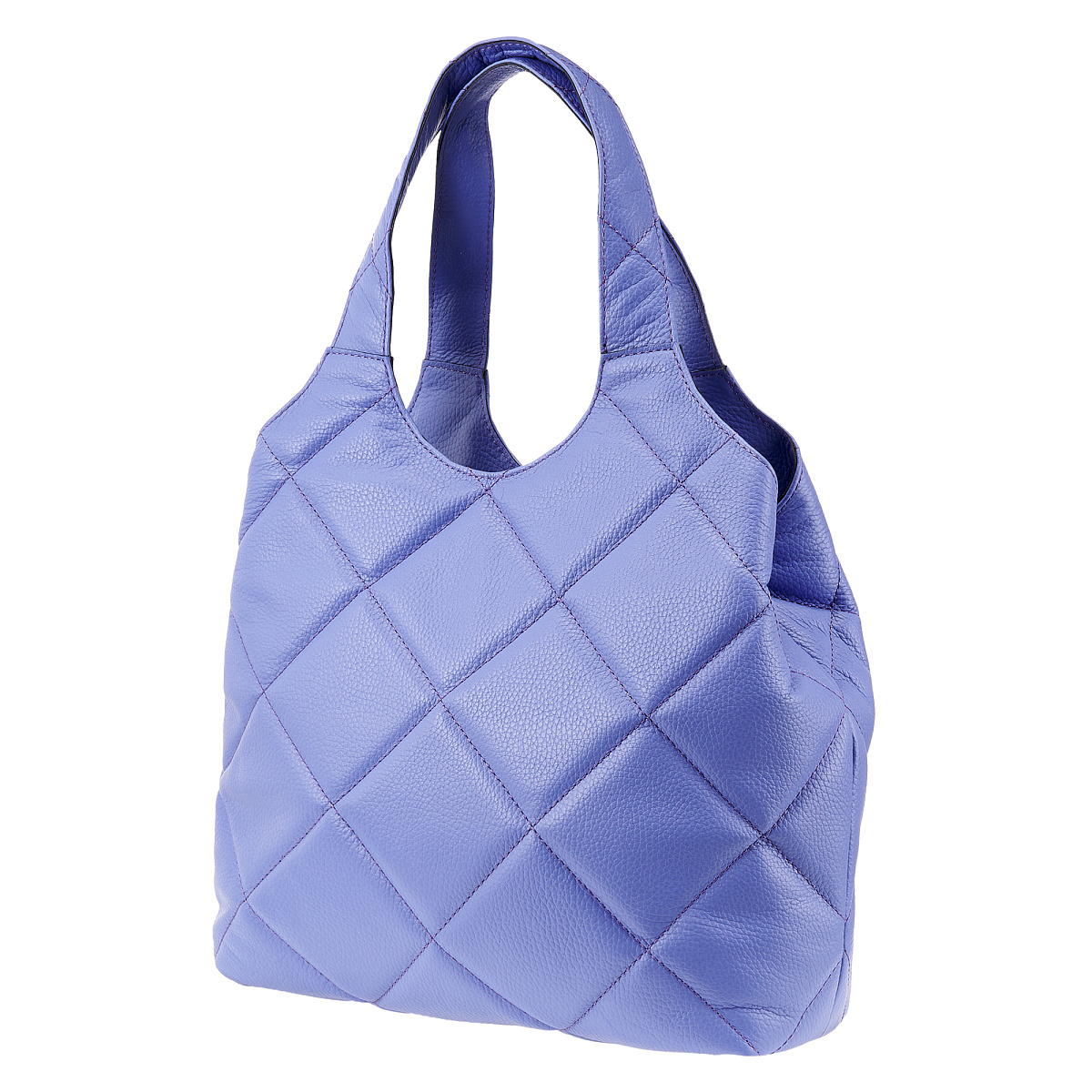 Женская сумка Dr. Koffer из натуральной кожи фиолетовая