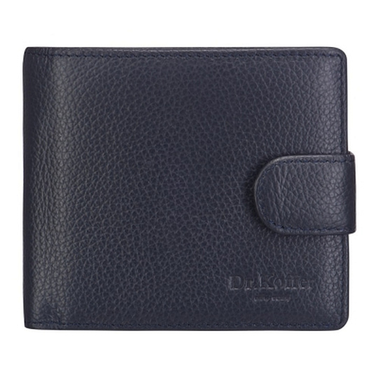 Портмоне Dr.Koffer из натуральной кожи синее