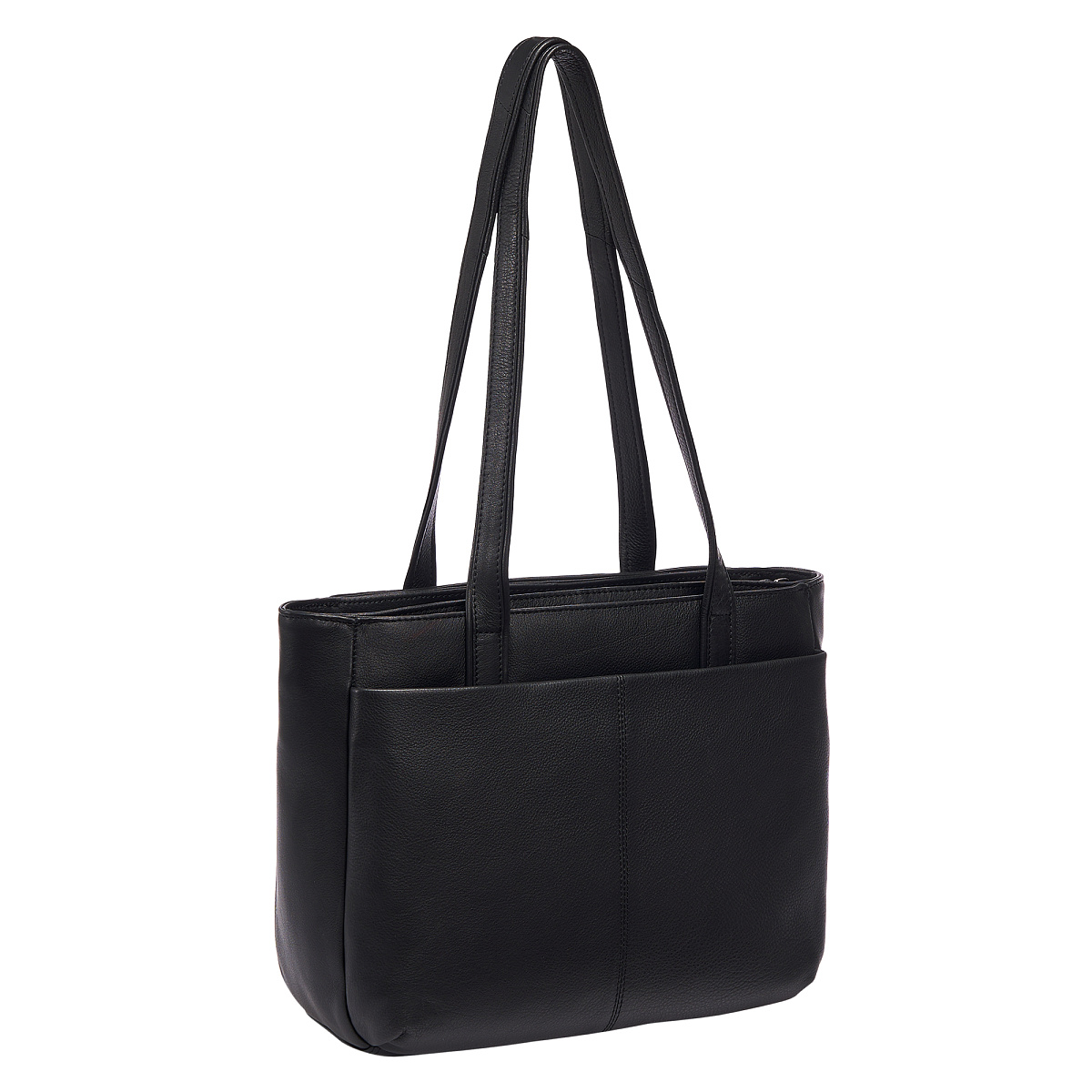 Женская сумка Dr.Koffer из натуральной кожи чёрная