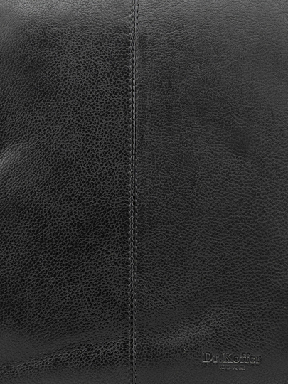 Сумка-рюкзак Dr. Koffer из натуральной кожи черная