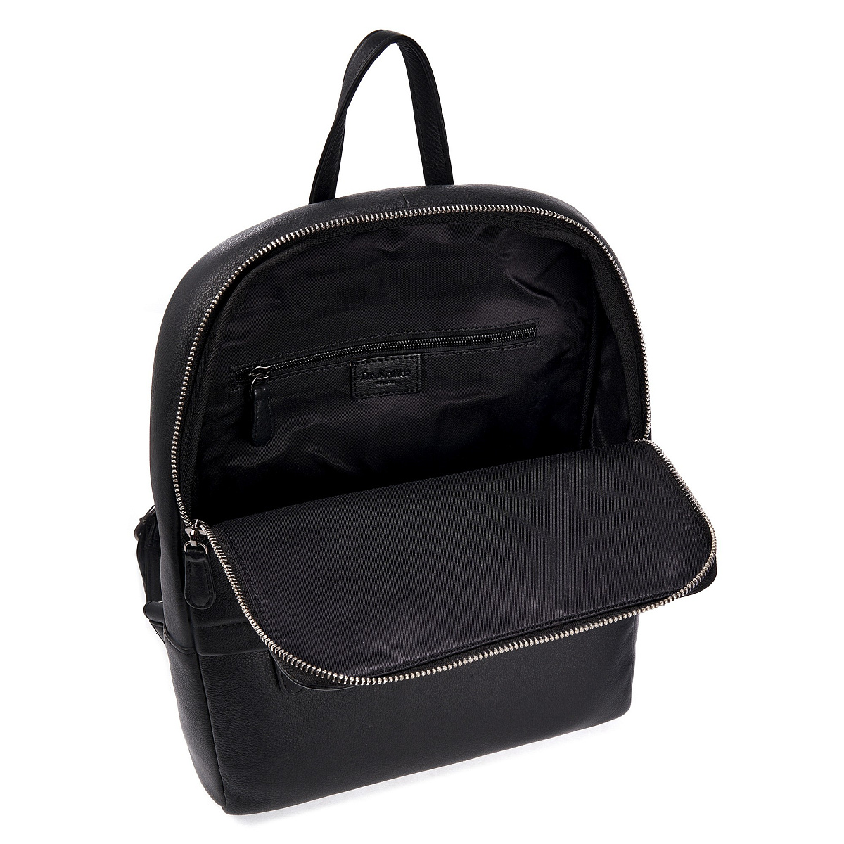 Рюкзак Dr.Koffer из натуральной кожи черный