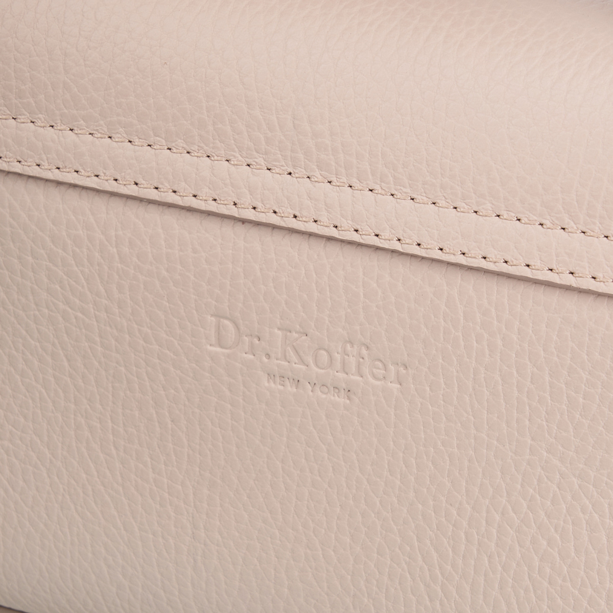 Женская сумка Dr. Koffer из натуральной кожи бежевая