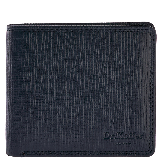 Портмоне Dr.Koffer из натуральной кожи синее