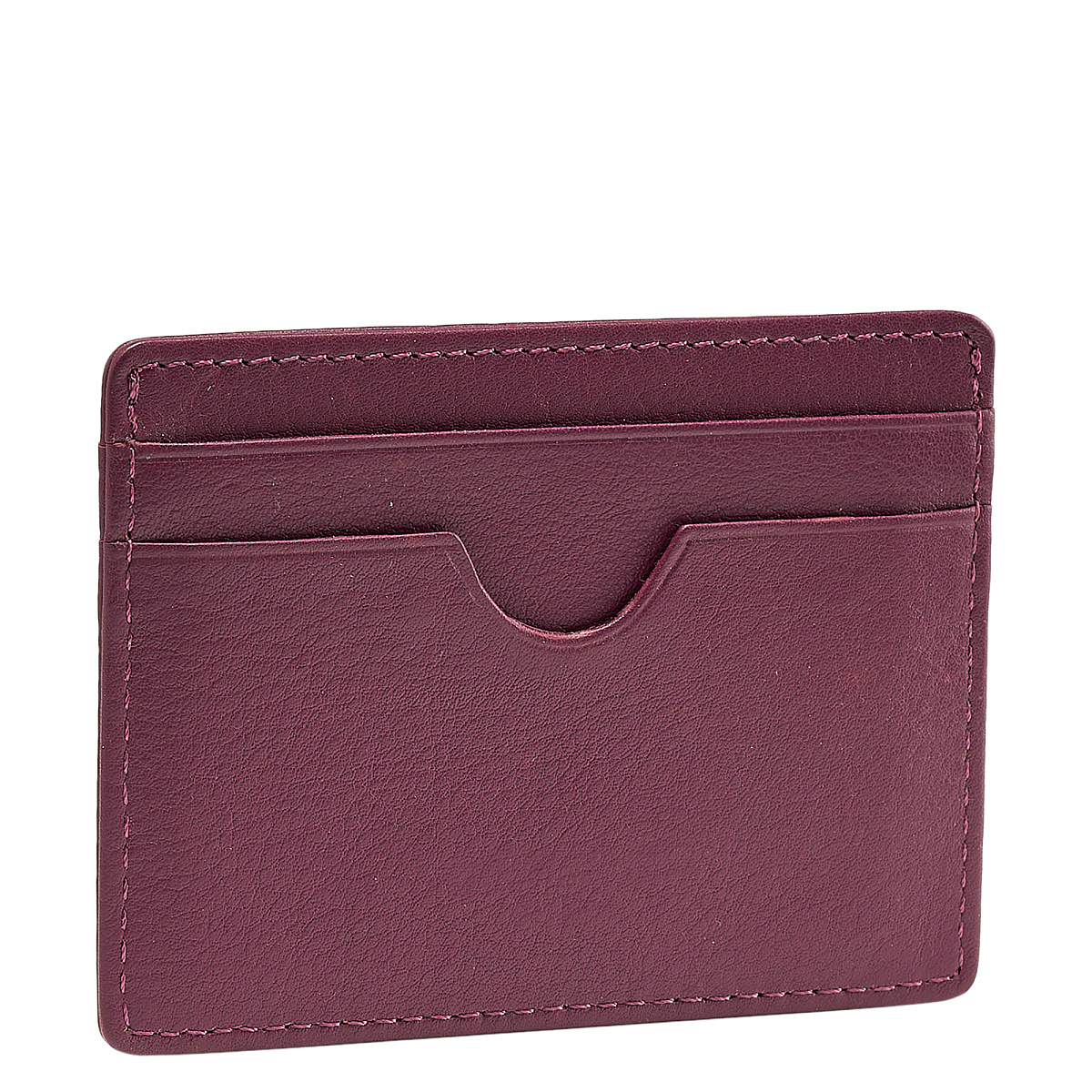 Кредитница Dr.Koffer из натуральной кожи розовая