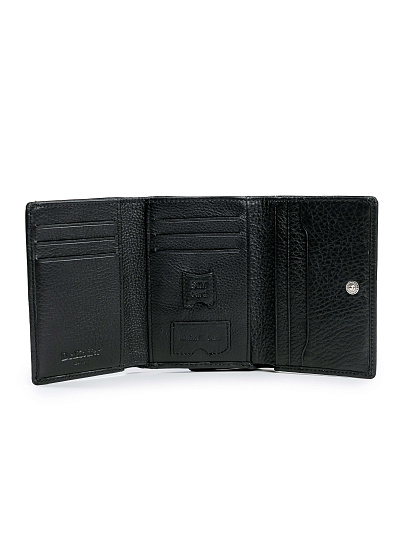 Портмоне Dr.Koffer из натуральной кожи черное