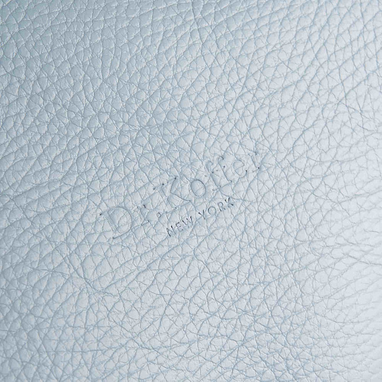 Женская сумка Dr. Koffer из натуральной кожи голубая