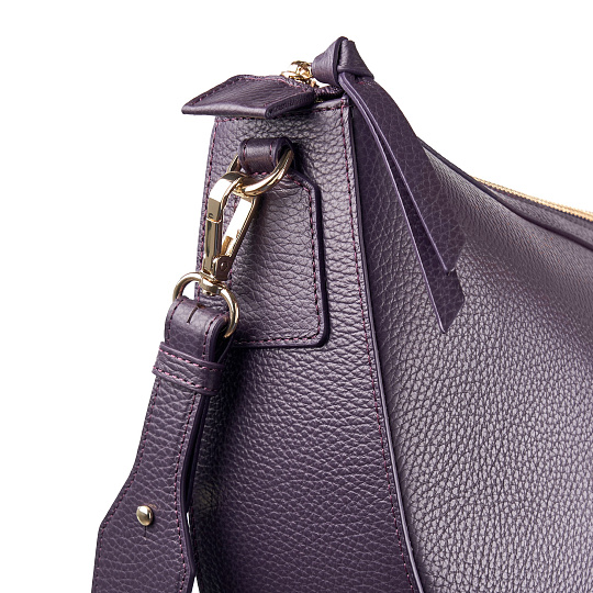 Женская сумка  Dr. Koffer из натуральной кожи фиолетовая