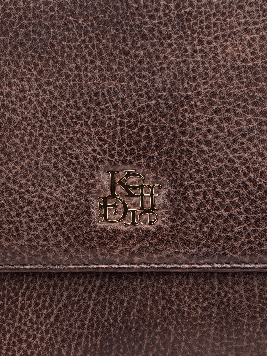 Женская сумка Dr. Koffer из натуральной кожи коричневая