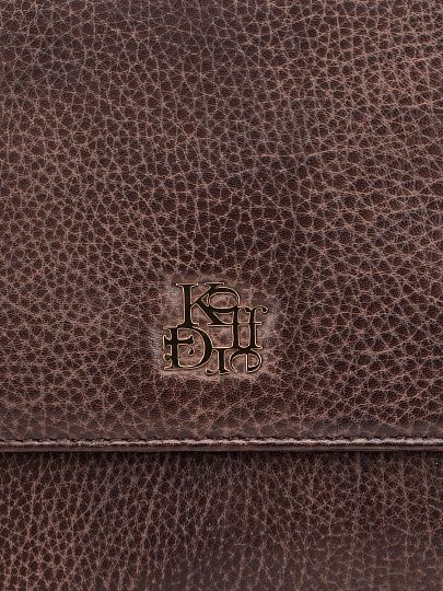 Женская сумка Dr. Koffer из натуральной кожи коричневая