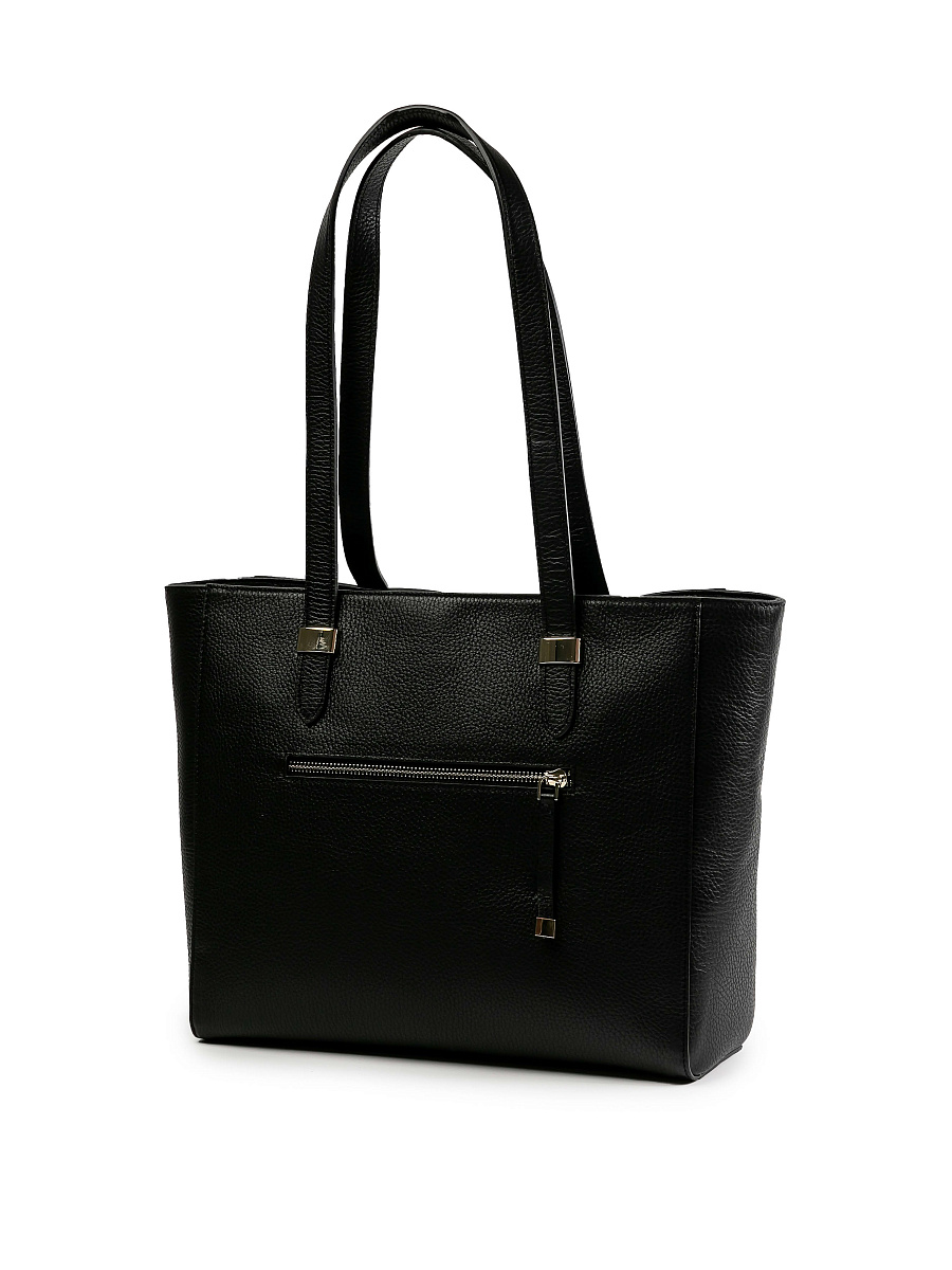 Женская сумка Dr.Koffer из натуральной кожи черная