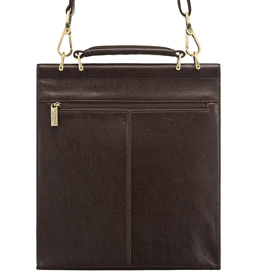 Сумка планшет Dr.Koffer из натуральной кожи коричневый