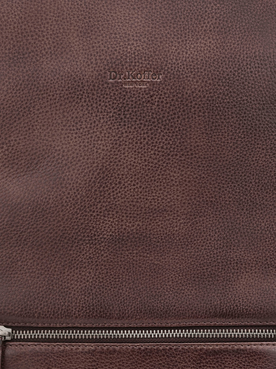 Рюкзак Dr. Koffer из натуральной кожи коричневый