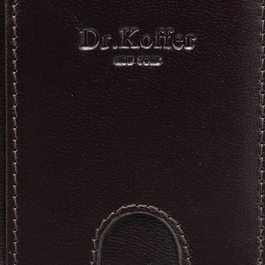 Кредитница Dr.Koffer из натуральной кожи коричневая