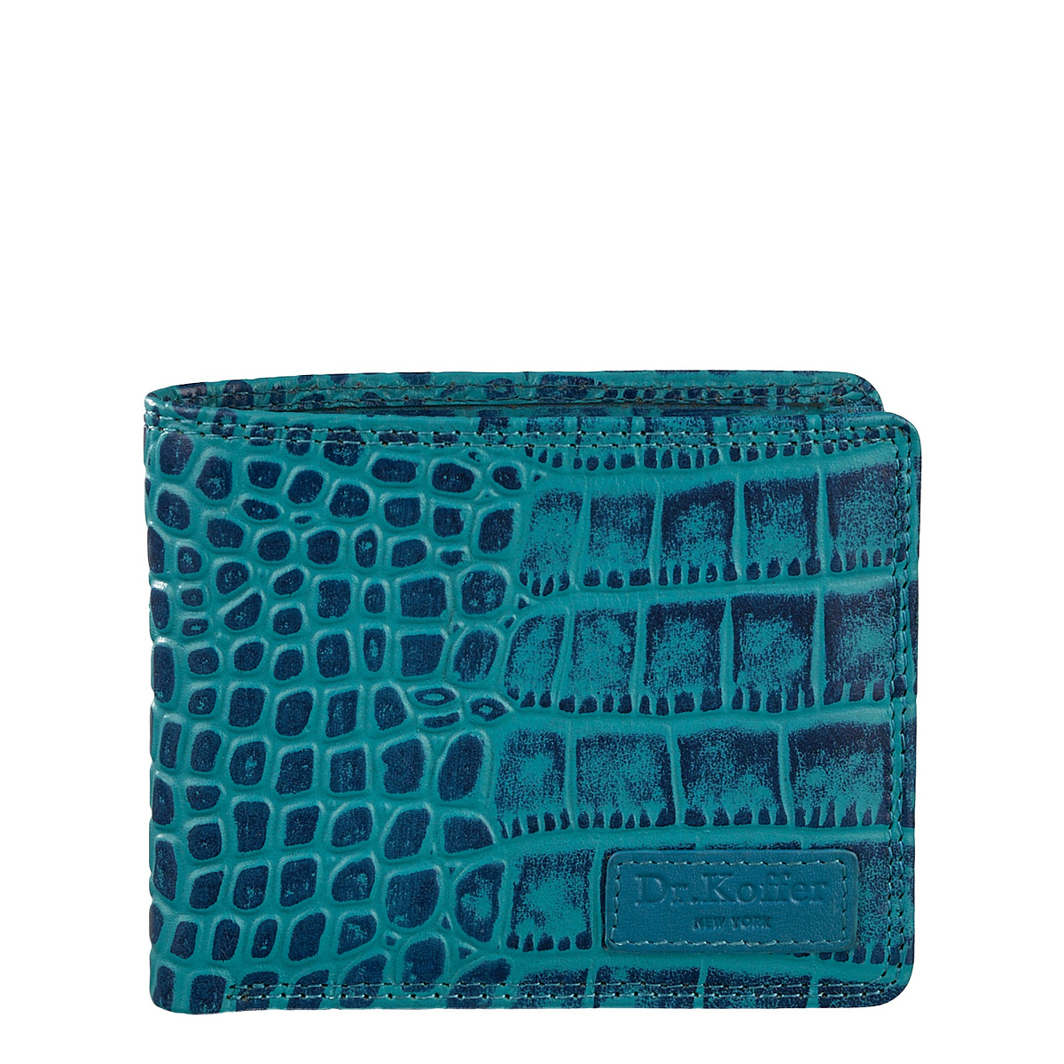 Портмоне Dr.Koffer из натуральной кожи синее