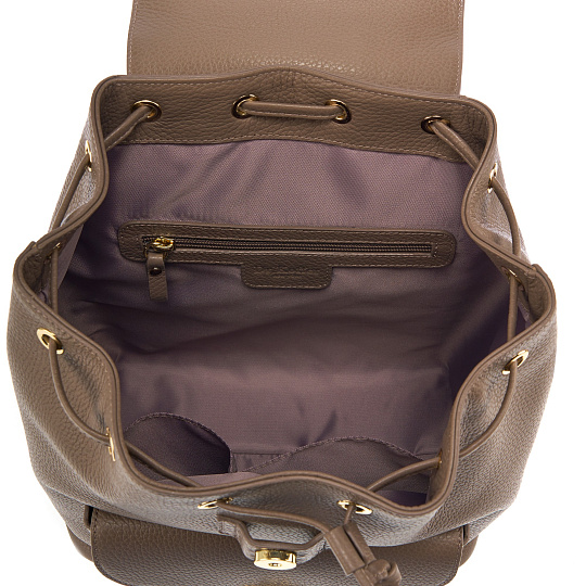 Рюкзак Dr. Koffer из натуральной кожи фиолетовый