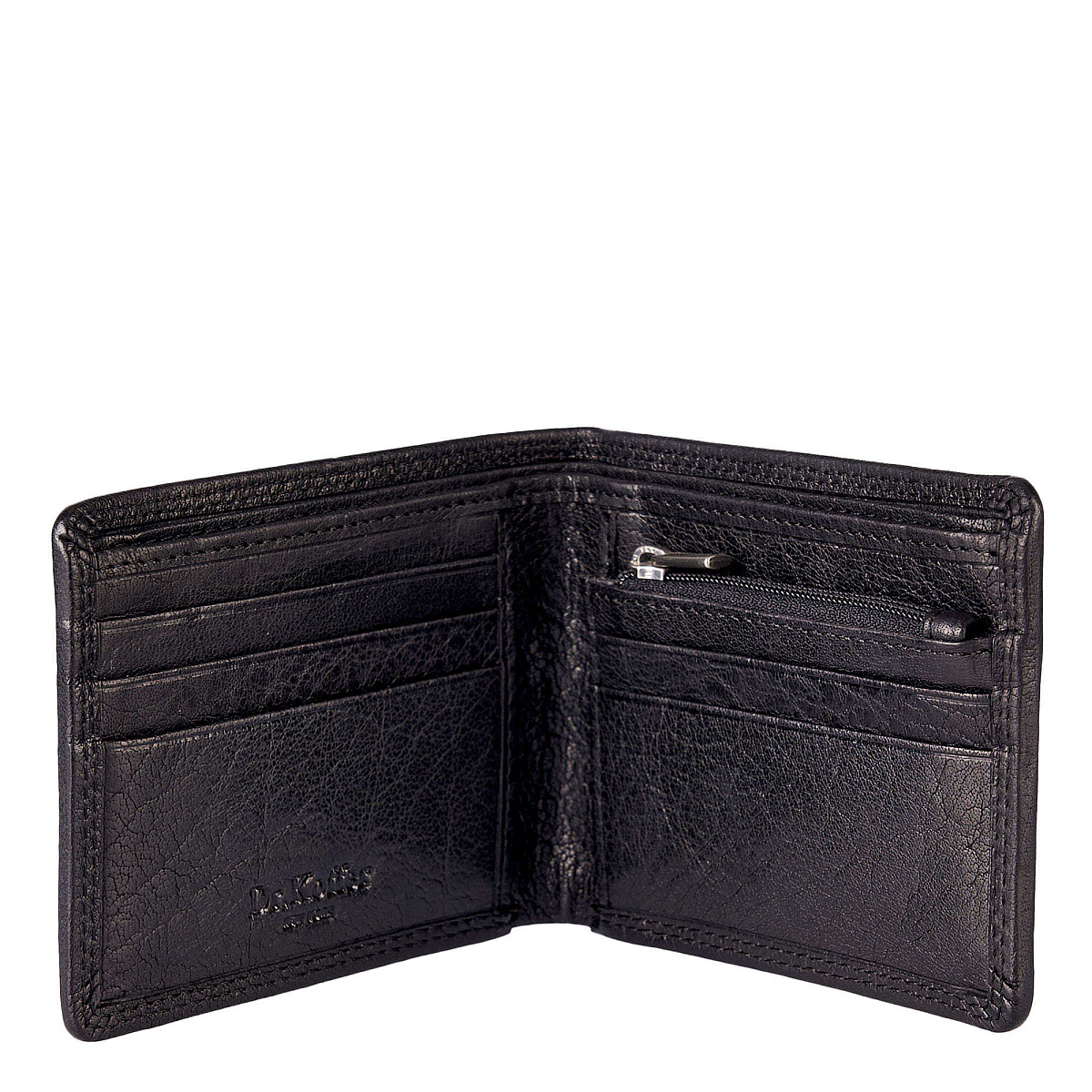 Портмоне Dr.Koffer из натуральной кожи черное