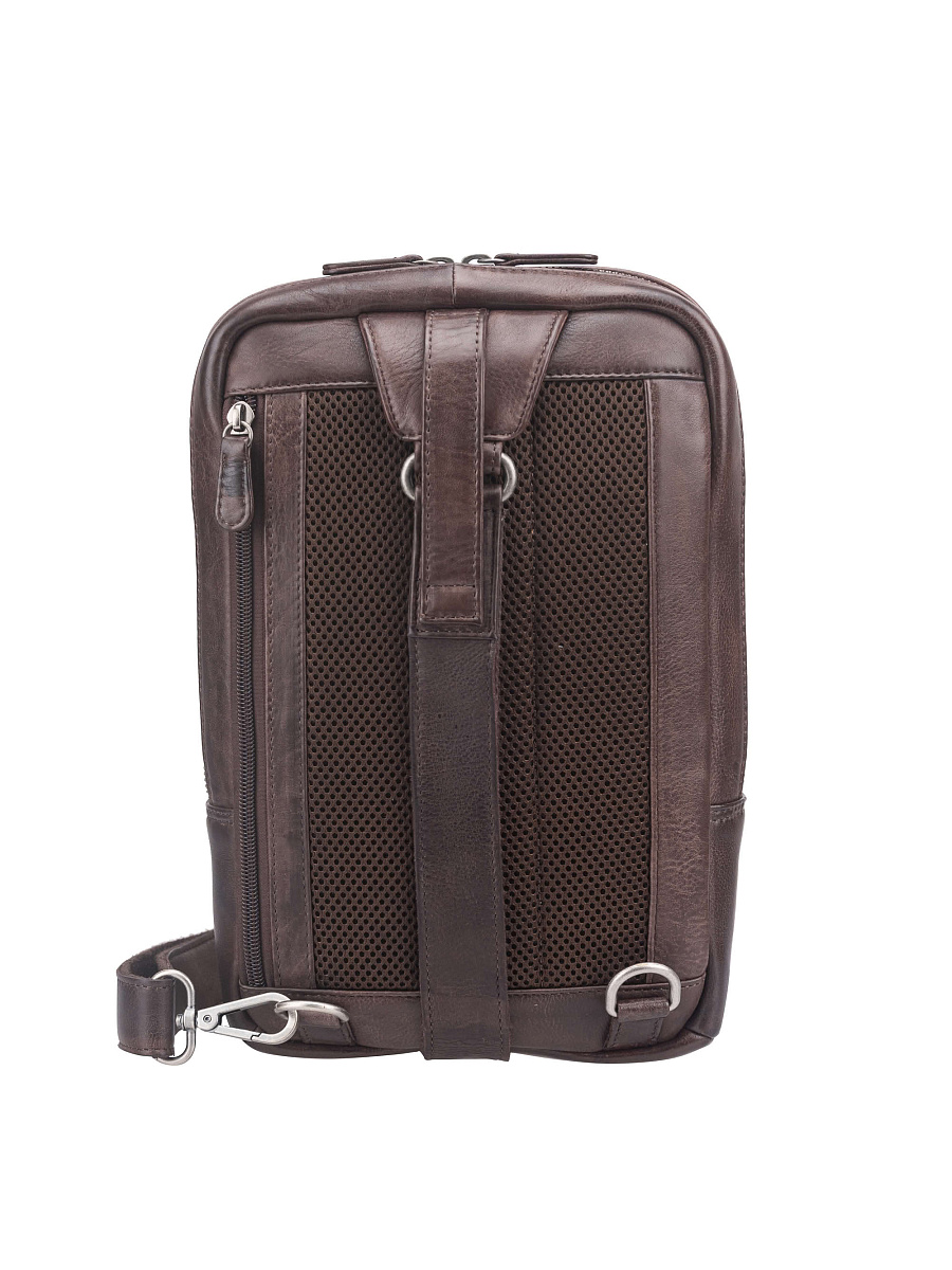 Рюкзак Dr. Koffer из натуральной кожи коричневый