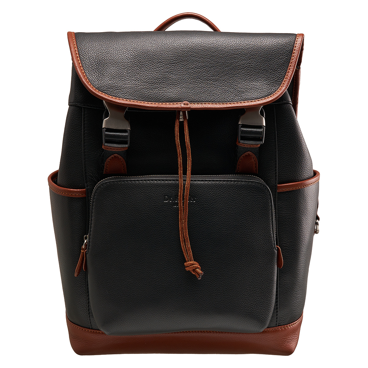 Рюкзак Dr.Koffer из натуральной кожи черный