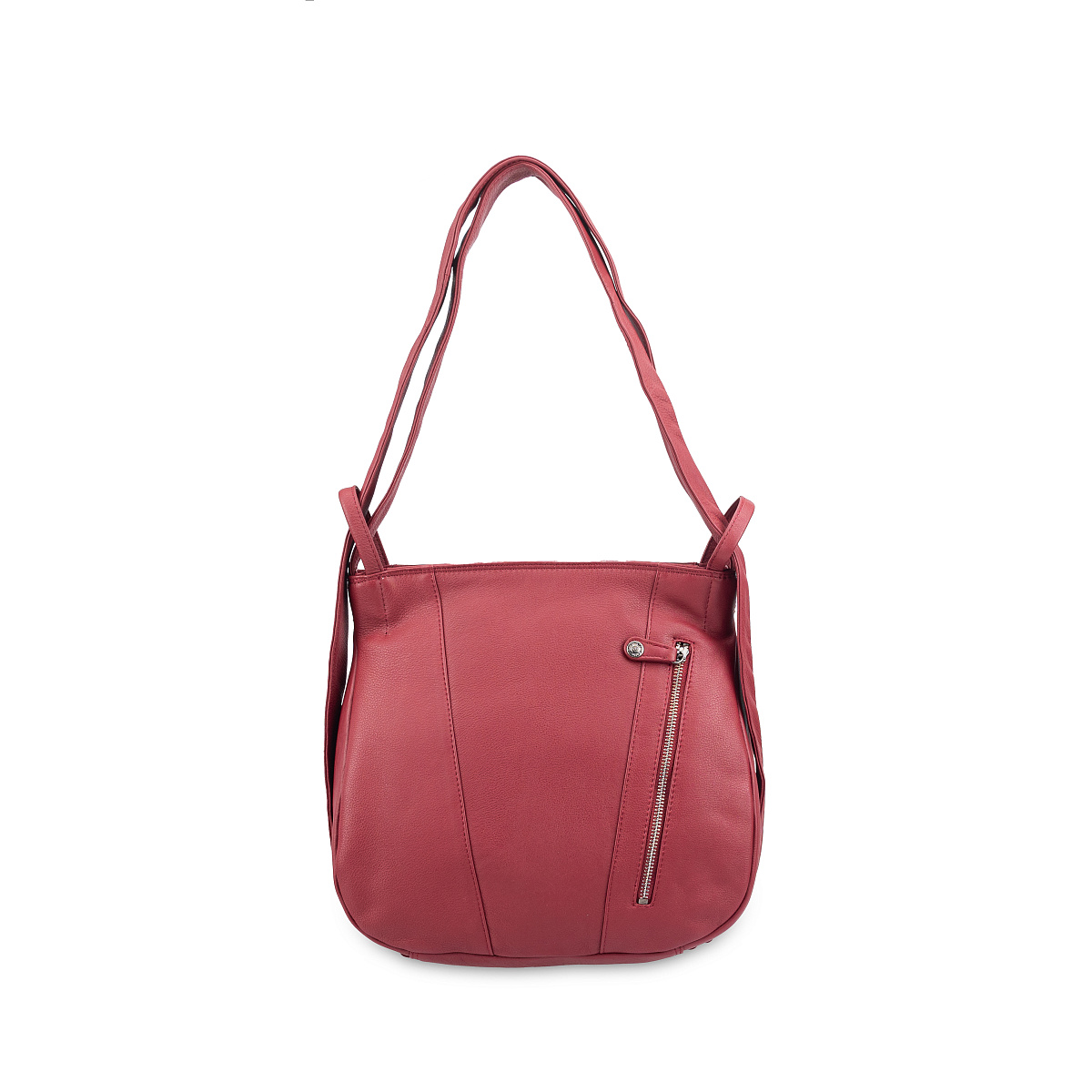 Женская сумка Dr.Koffer из натуральной кожи бордовая