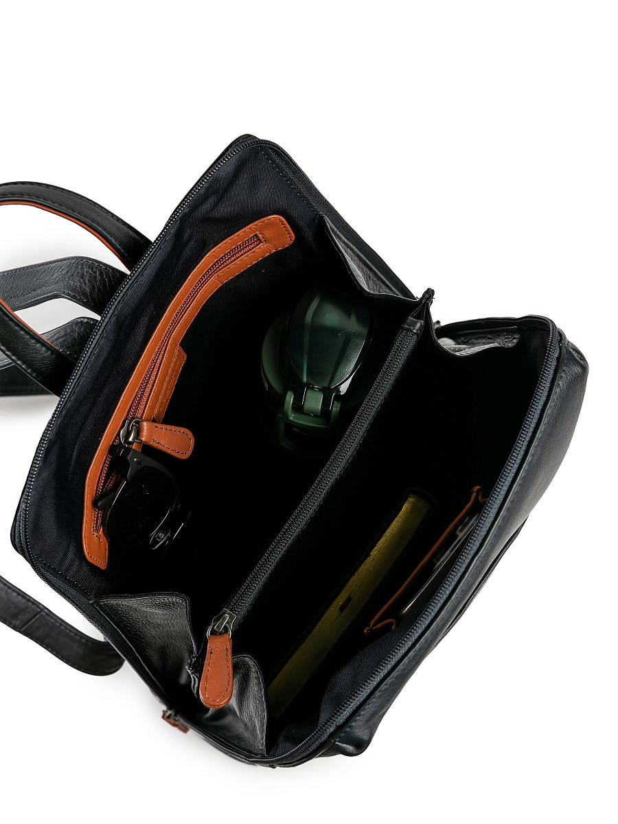 Рюкзак Dr.Koffer из натуральной кожи синий