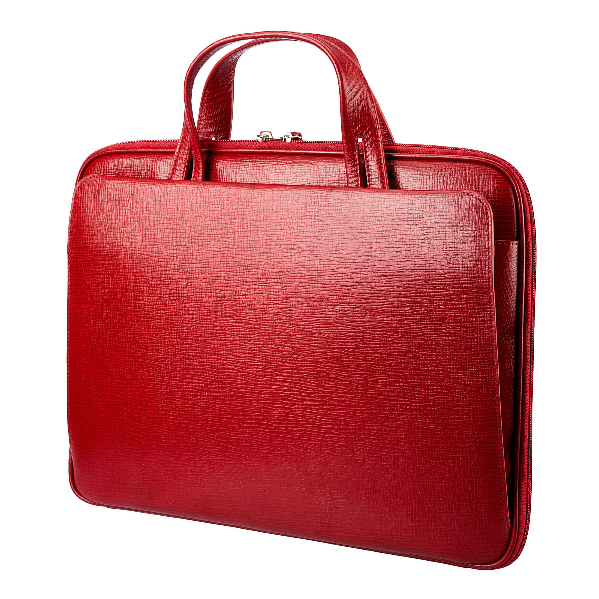 Женская сумка Dr.Koffer из натуральной кожи красная