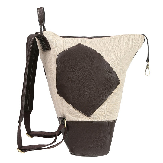 Рюкзак Dr.Koffer из натуральной кожи бежевый