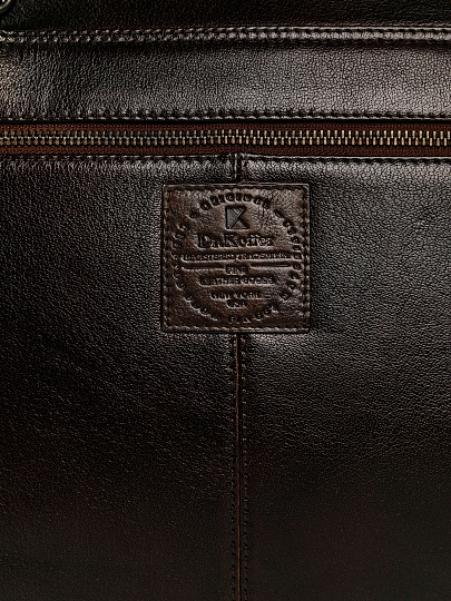 Женская сумка Dr.Koffer из натуральной кожи коричневая