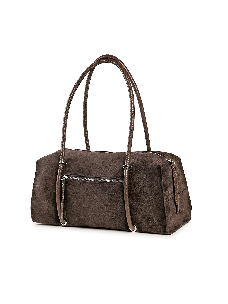 Женская сумка Dr. Koffer из натуральной кожи коричневая