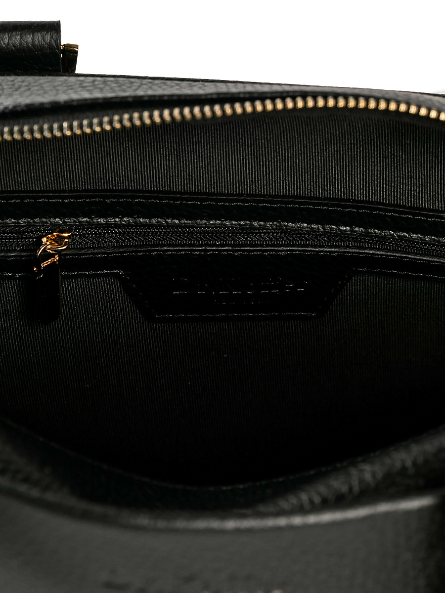 Женская сумка Dr. Koffer из натуральной кожи черная