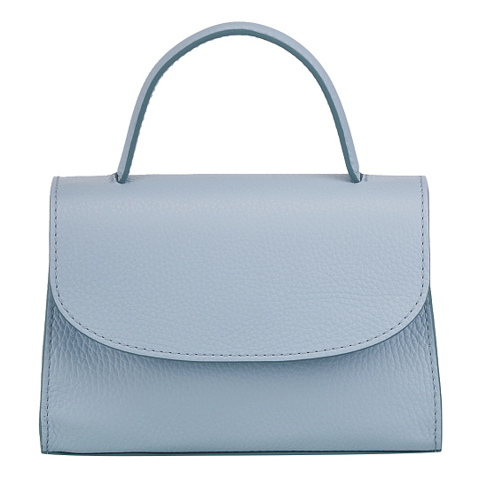 Женская сумка Dr. Koffer из натуральной кожи голубая