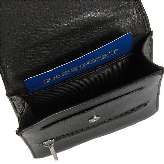 Нагрудный кошелек дорожный Dr.Koffer из натуральной кожи