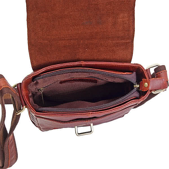 Коричневая сумка с ручкой и съемным плечевым ремнем Dr.Koffer 103112-21-09