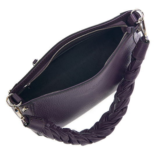 Женская сумка Dr. Koffer из натуральной кожи фиолетовая