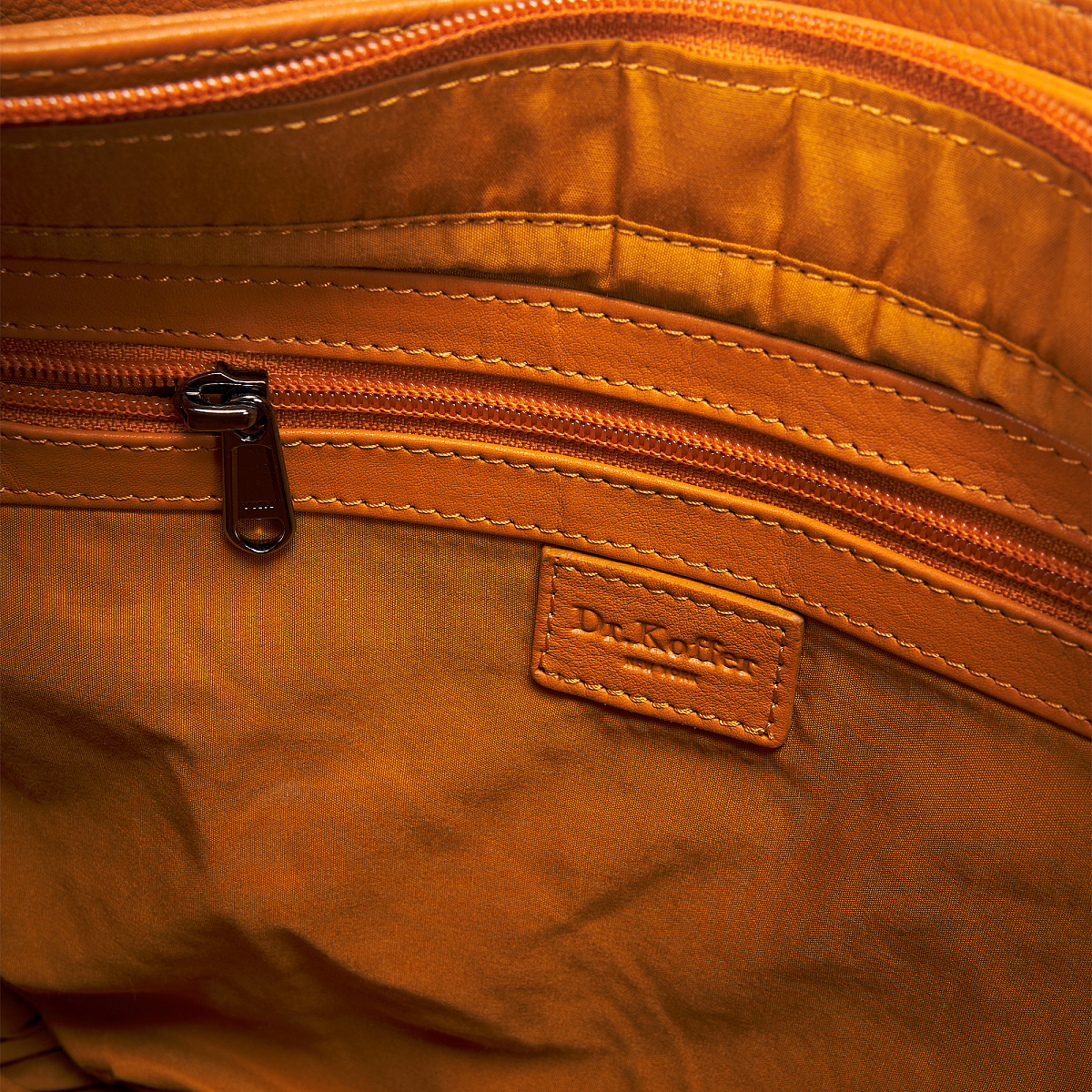 Женская сумка Dr.Koffer из натуральной кожи желтая