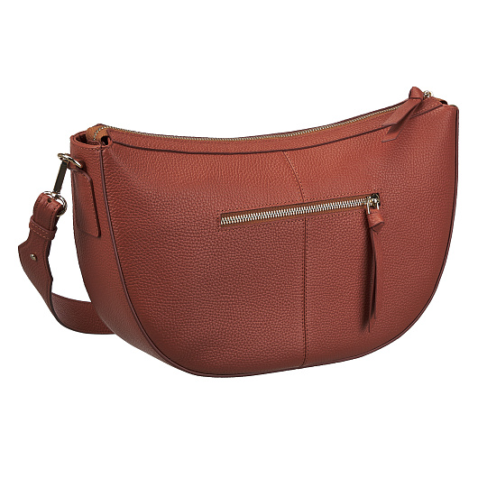 Женская сумка  Dr. Koffer из натуральной кожи оранжевая