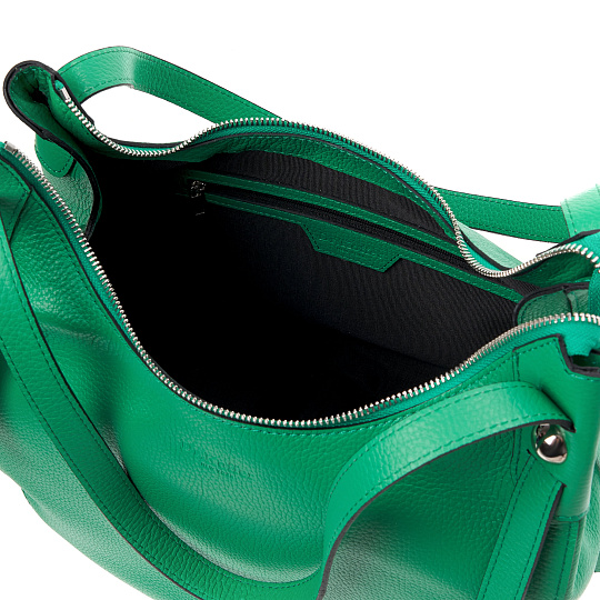 Женская сумка Dr. Koffer из натуральной кожи зеленая